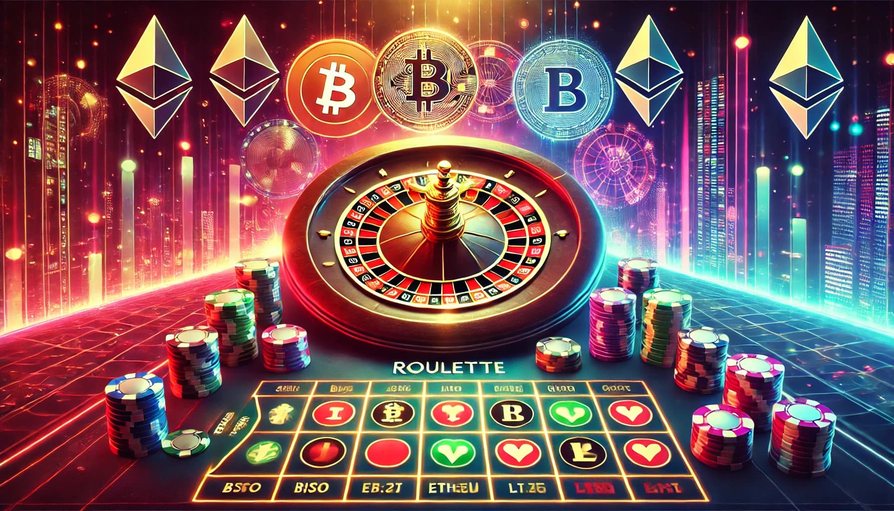 Ruleta de Criptomonedas con Bitcoin y Ethereum